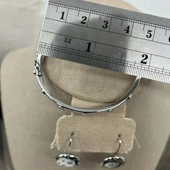 🌟 Epiphany & Diamonique Matching Necklace, Bracelet, Earring - QVC Early 2000's - Picture 14 of 17